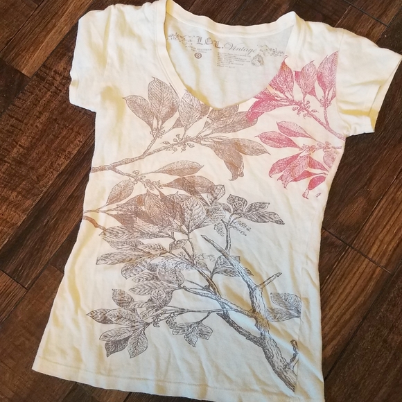 L.O.L. Vintage Tops - V Neck Tshirt